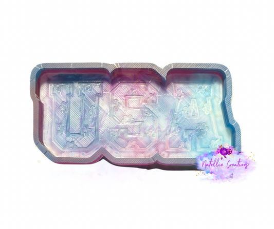 Floral USA Freshie Silicone Mold