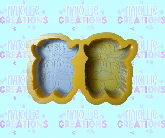 Mom Bun Vent Clip Freshie Silicone Mold