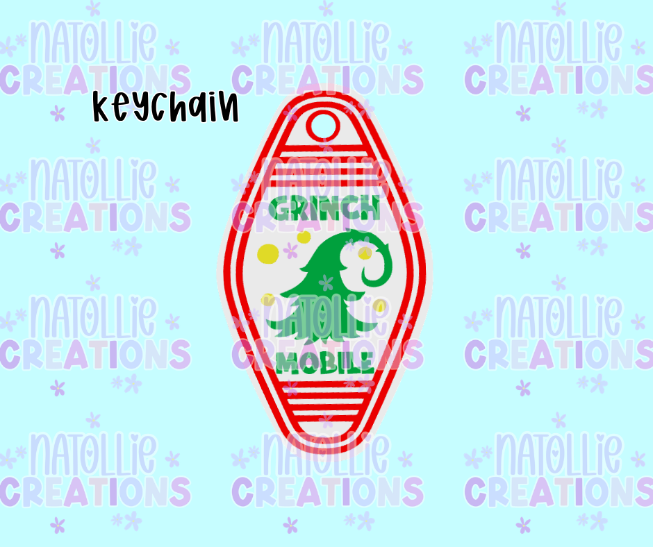 Grinch Mobile Keychain