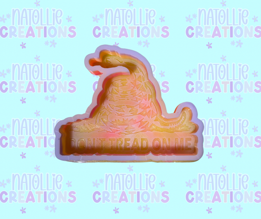 Don’t Tread On Me Freshie Silicone Mold