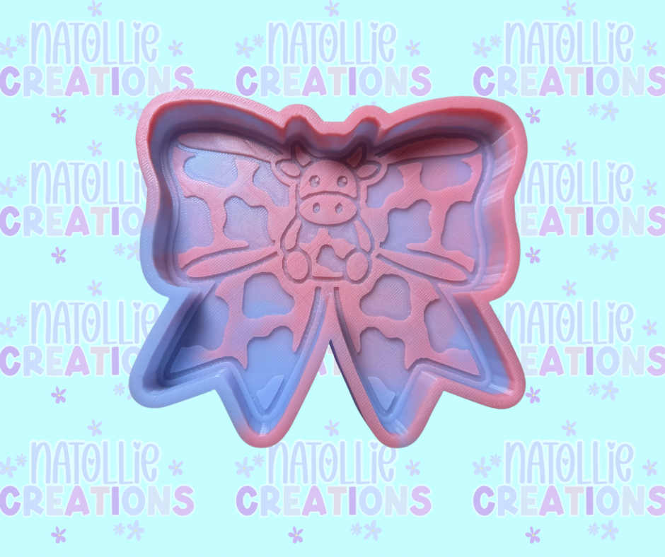 Cow Bow Freshie Silicone Mold