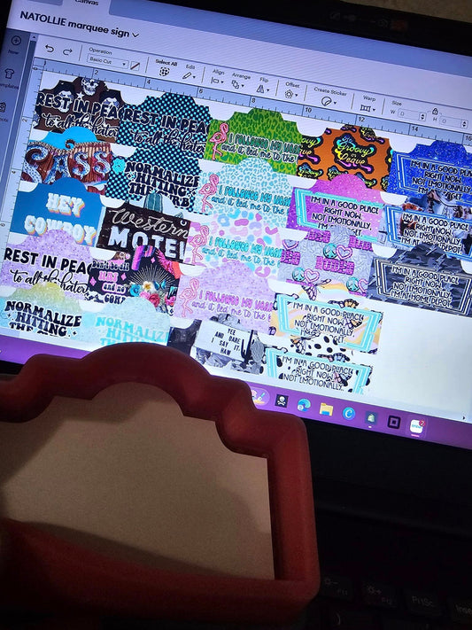 Marquee Sign Cardstock Grab Bag