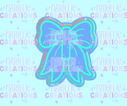 Big Bow Cross Freshie Silicone Mold
