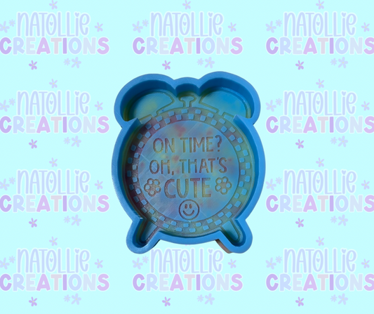 On Time? Oh, That’s Cute Clock Freshie Silicone Mold