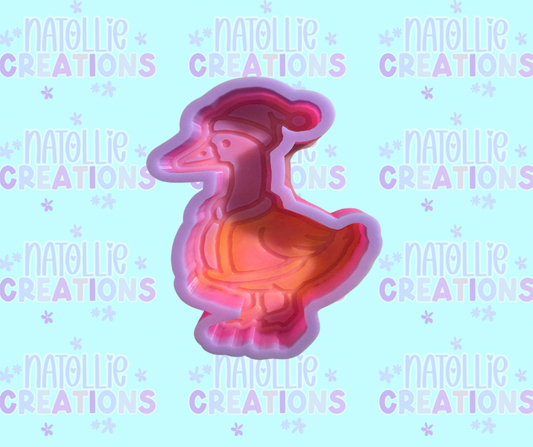 Santa Goose Freshie Silicone Mold