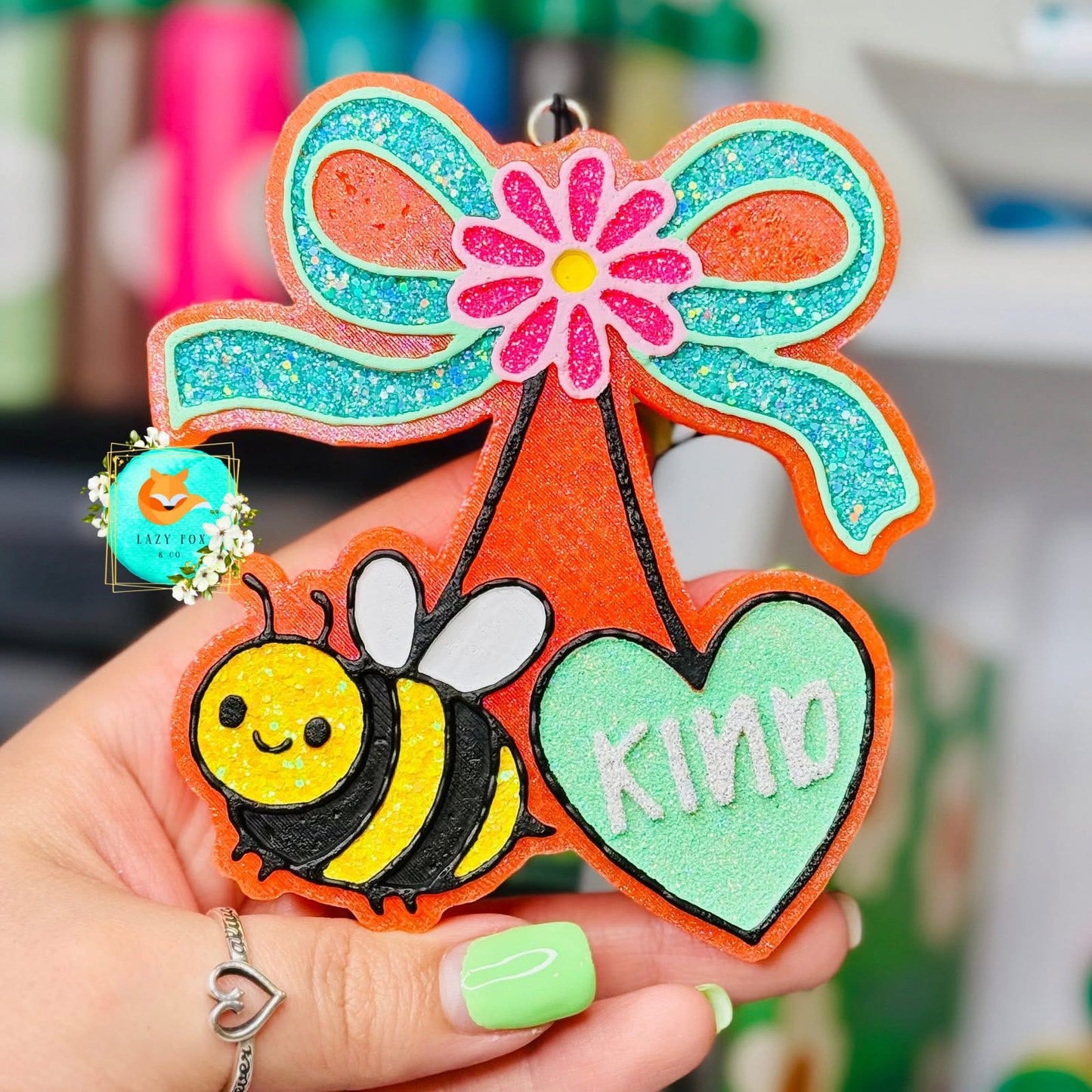 Bee Kind Cherry Freshie Silicone Mold