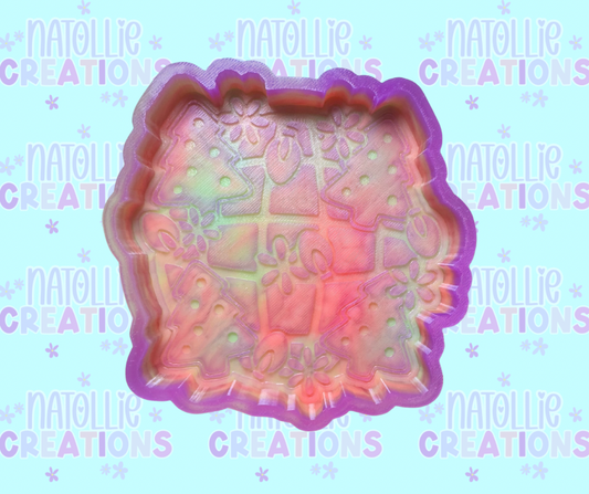 Christmas Cookie Disco Freshie Silicone Mold