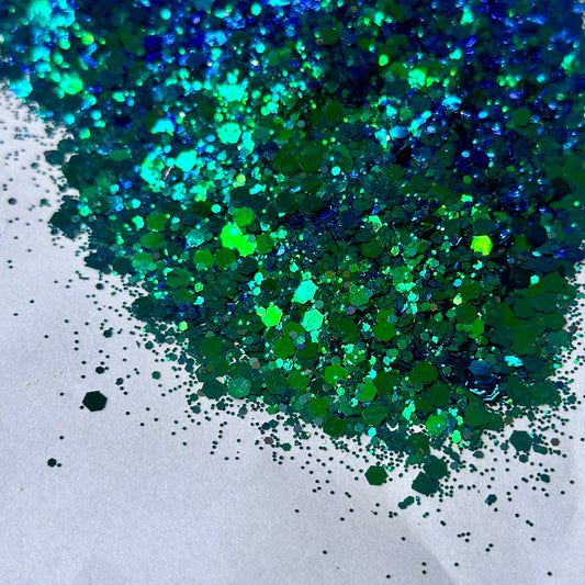 Mermaid Scales Color Shifting Chunky Mix Glitter