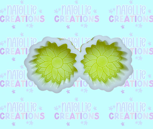Sunflower Vent Clip Freshie Silicone Mold
