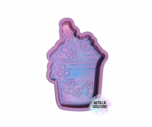 Retro Frappe Freshie Silicone Mold