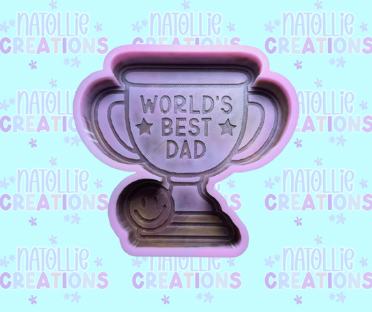 Best Dad Trophy Freshie Silicone Mold