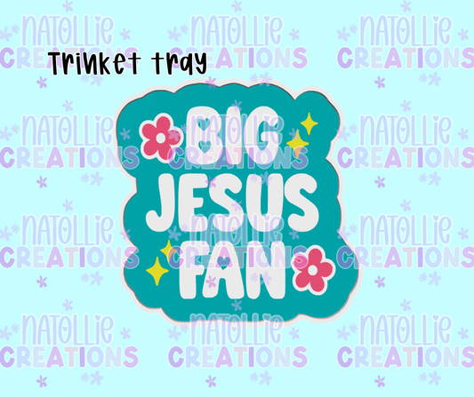 Big Jesus Fan Trinket Tray