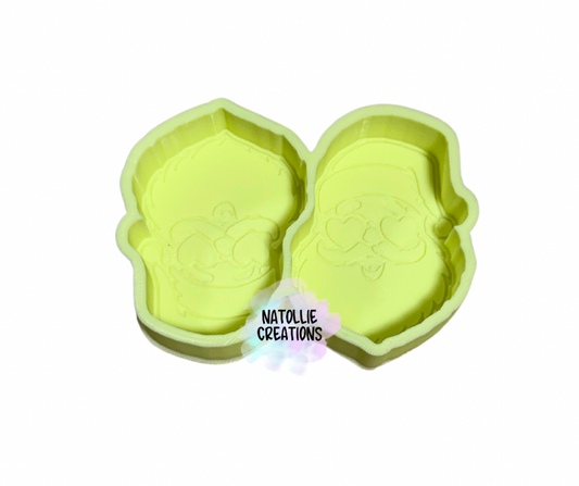 Groovy Santa Vent Clip Freshie Silicone Mold