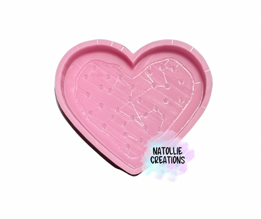 Frosted Heart Cookie Freshie Silicone Mold