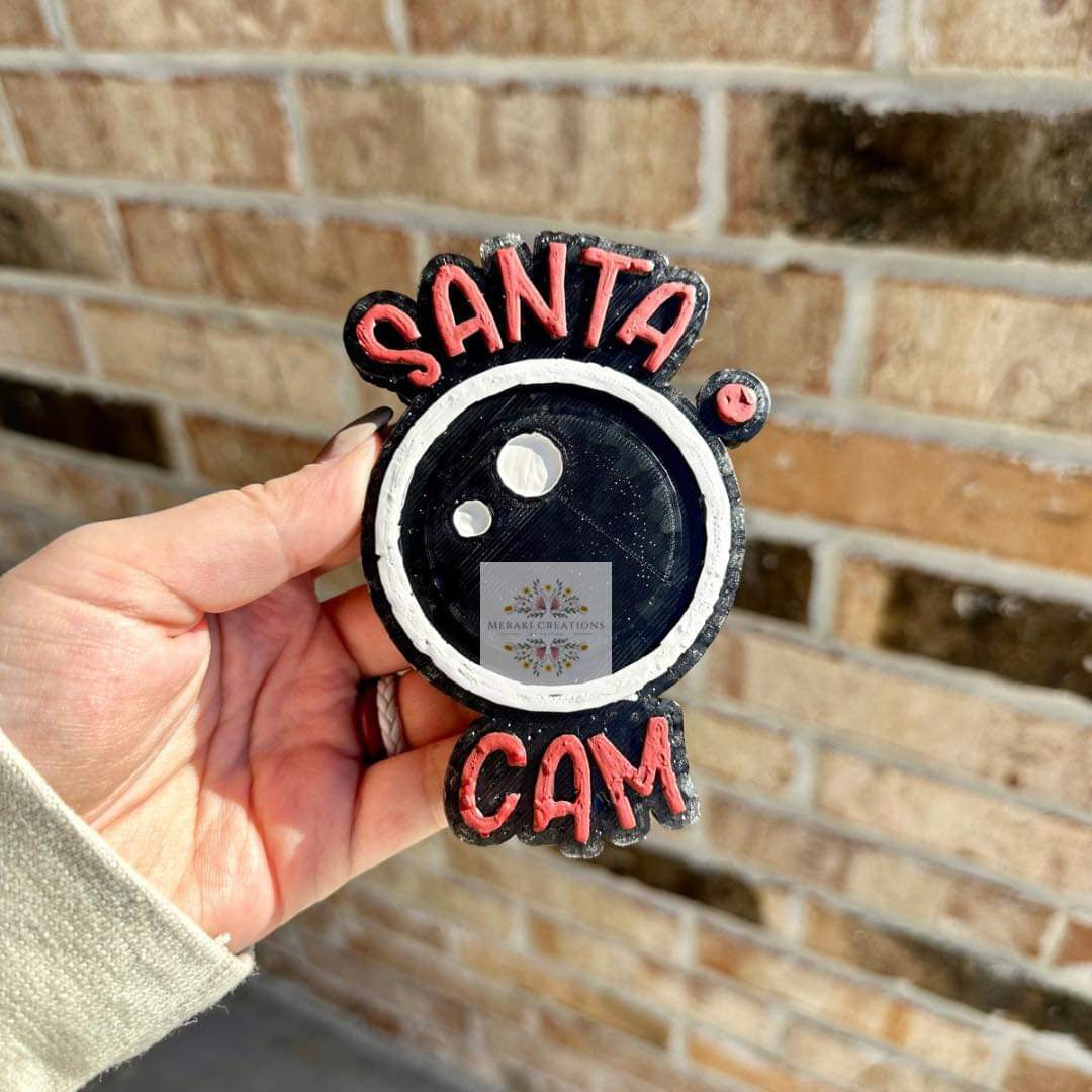 Santa Cam Freshie Silicone Mold