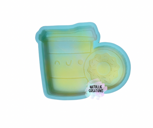 Latte & Donut Freshie Silicone Mold