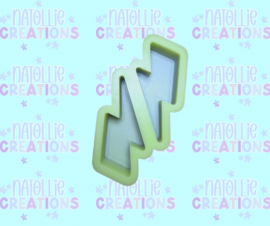 Lightning Bolt Vent Clip Freshie Silicone Mold