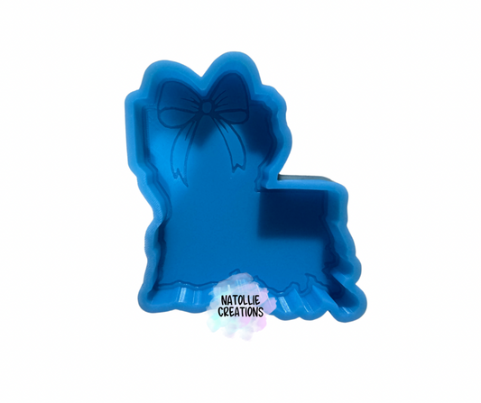 Louisana W/ Bow Freshie Silicone Mold