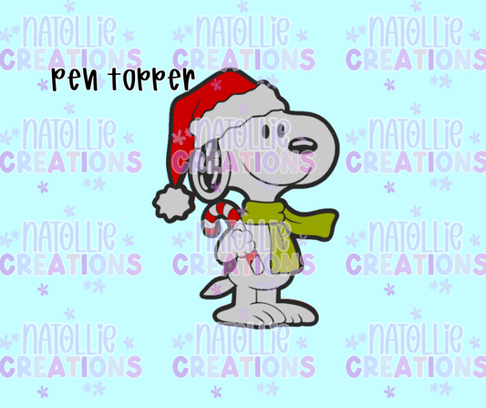Christmas Snoop Pen Topper