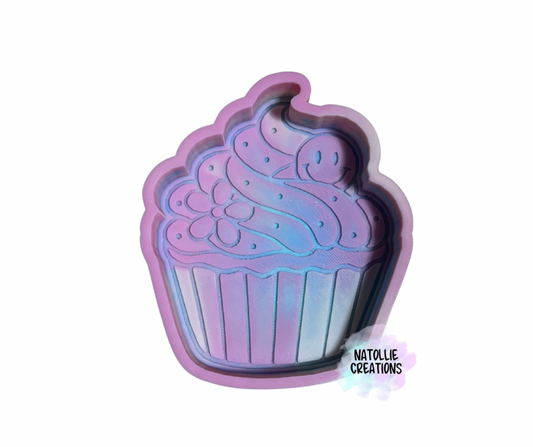 Smiley Cupcake Freshie Silicone Mold