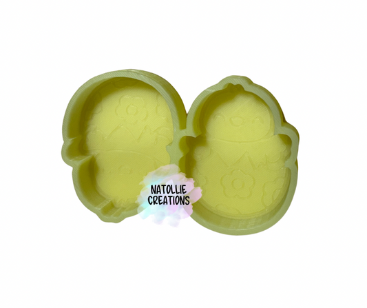 Chick In Shell Vent Clip Freshie Silicone Mold