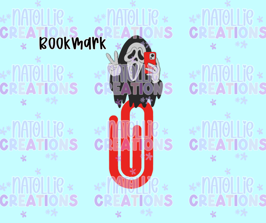 Peace Ghost Face Bookmark
