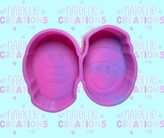 Boy Beanie Smiley Vent Clip Freshie Silicone Mold