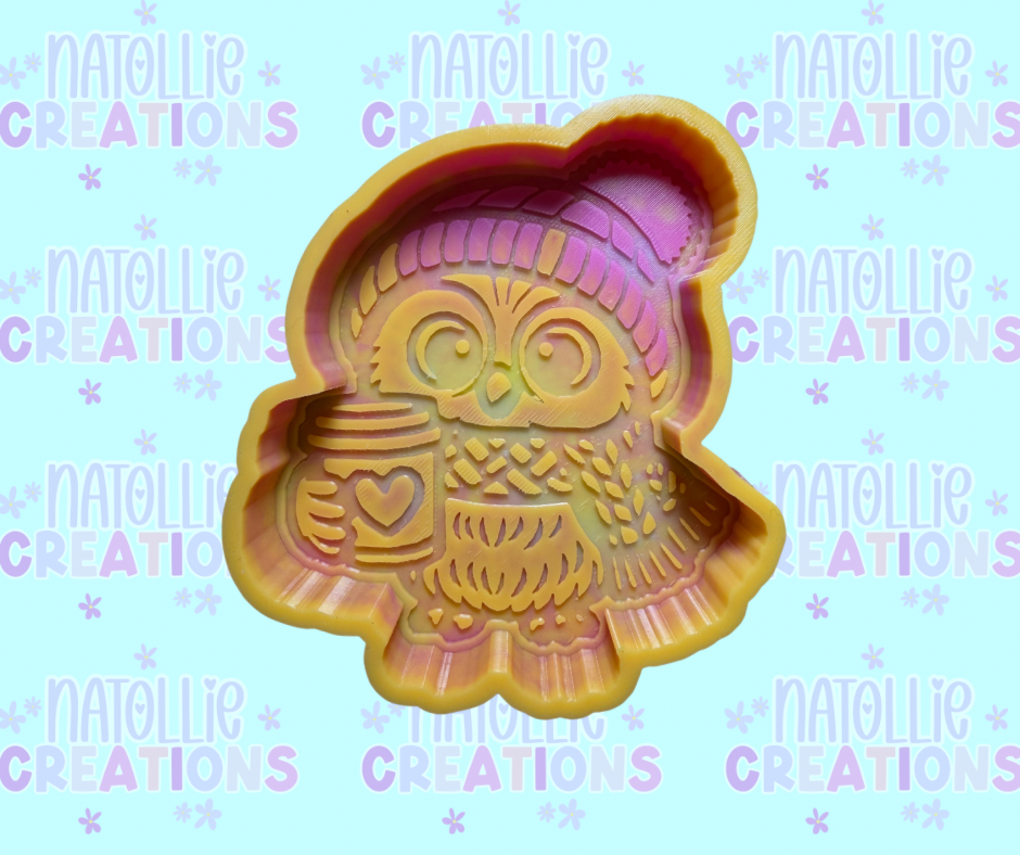 Cozy Owl Freshie Silicone Mold