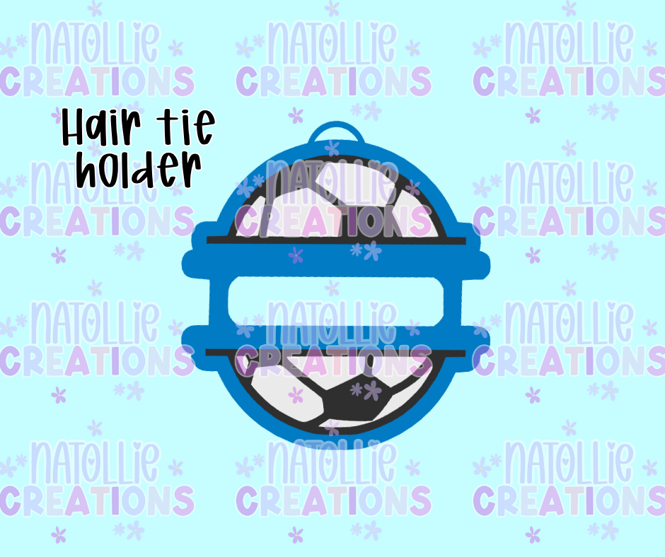 Soccer Hair Tie Holder