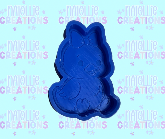 Cute Duck W/ Bow Freshie Silicone Mold