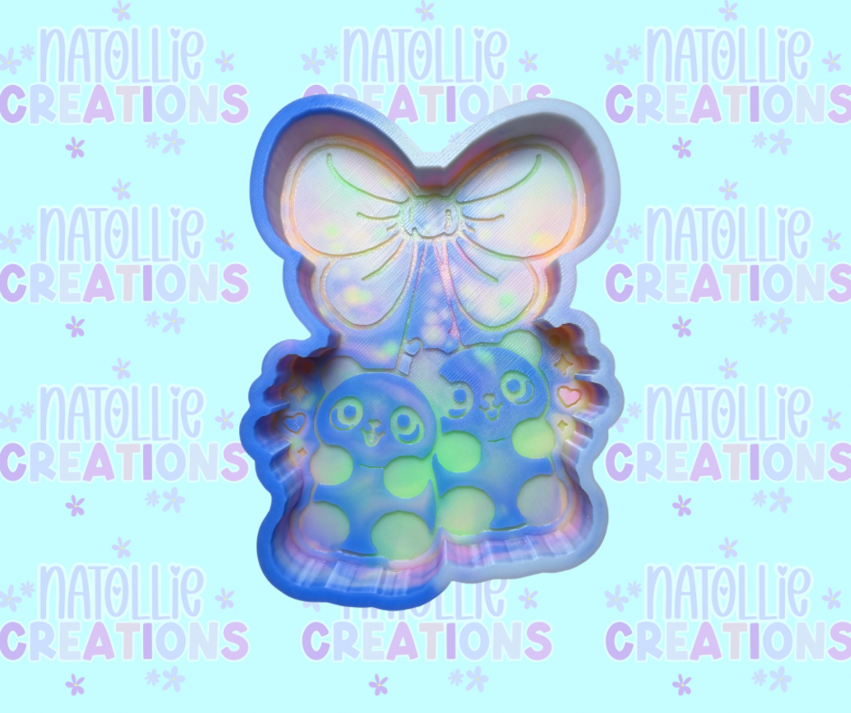 Panda Gummy Cherry Freshie Silicone Mold