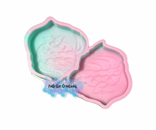 Santa Mug Vent Clip Freshie Silicone Mold