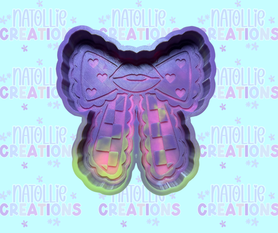 Lips Bow Freshie Silicone Mold