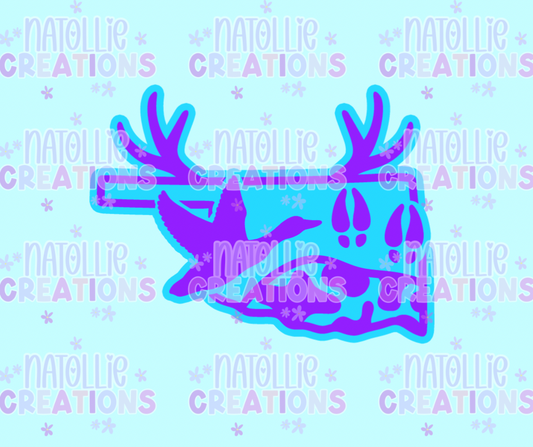 Hunting Oklahoma Freshie Silicone Mold