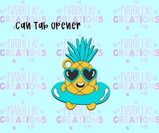 Floatie Pineapple Can Tab Opener Keychain