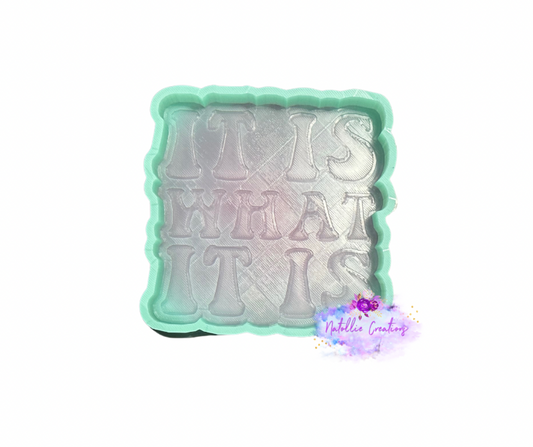 It Is What It Is Freshie Silicone Mold