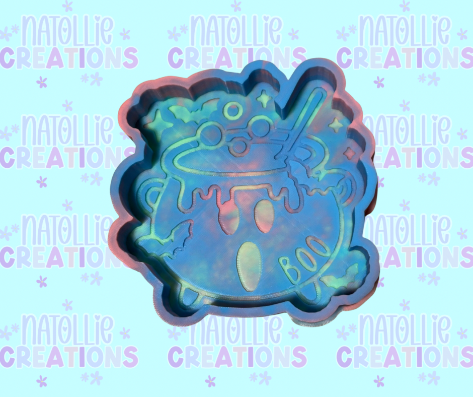 Spooky Cauldron Freshie Silicone Mold