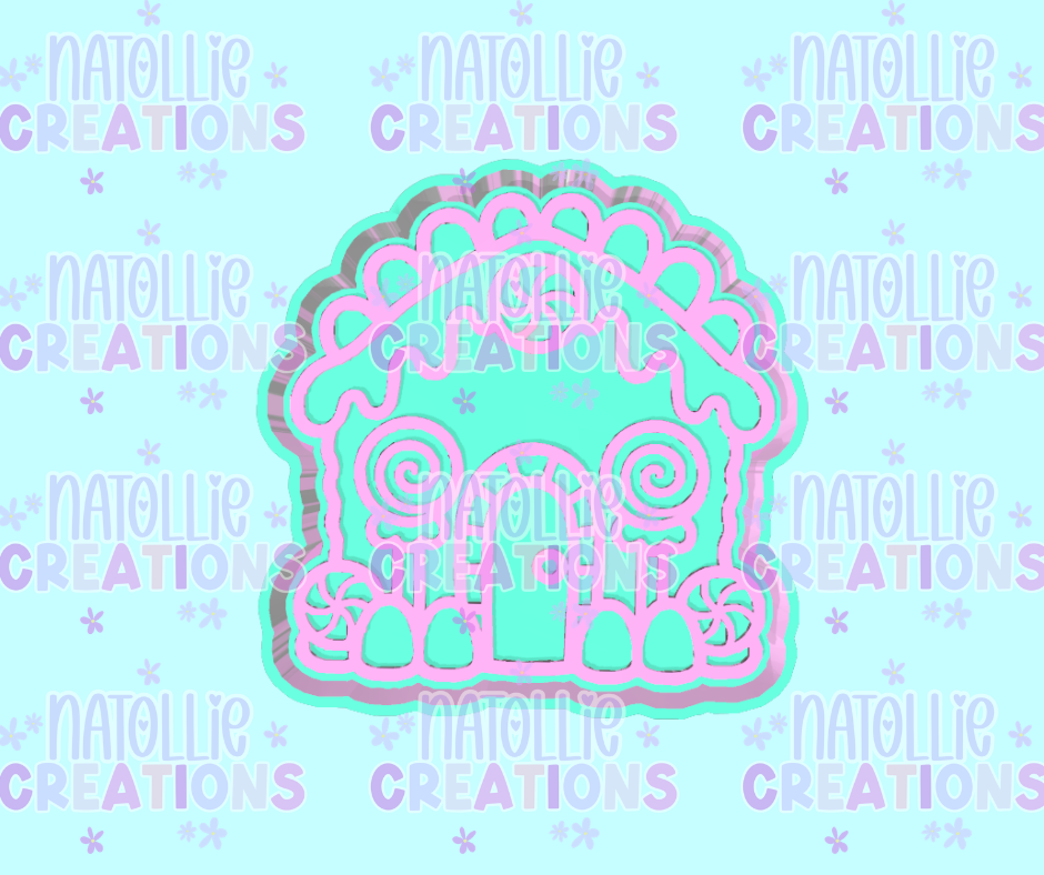 Gumdrop Gingerbread House Freshie Silicone Mold