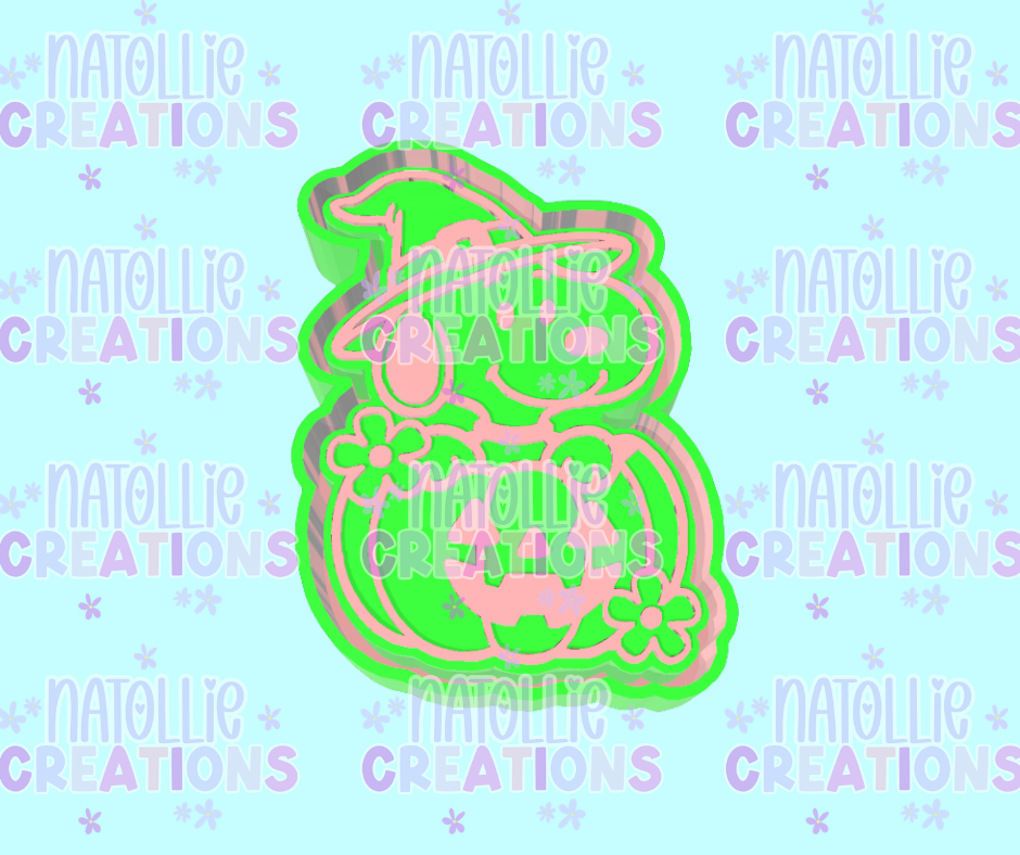 Pumpkin Snoop Freshie Silicone Mold