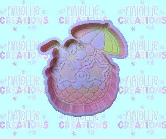 Pineapple Drink Freshie Silicone Mold