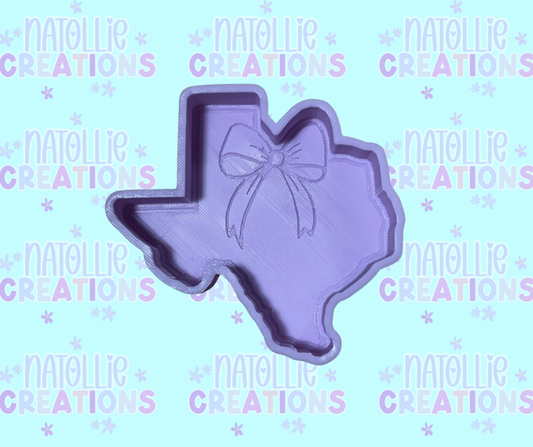 Texas W/ Bow Freshie Silicone Mold