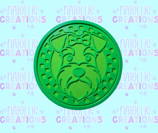 Schnauzer Insert Freshie Silicone Mold