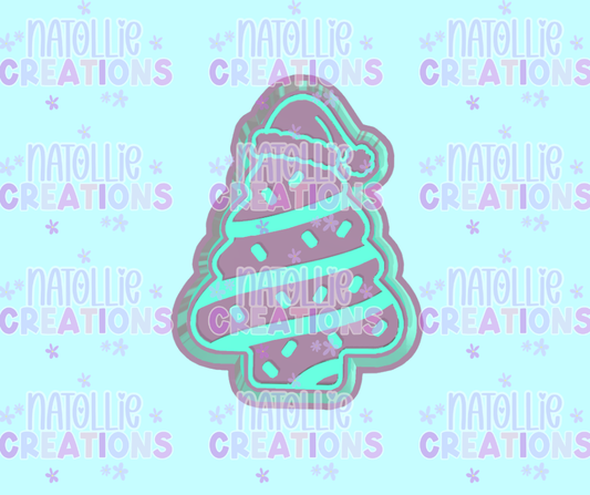 Santa Snack Cake Freshie Silicone Mold