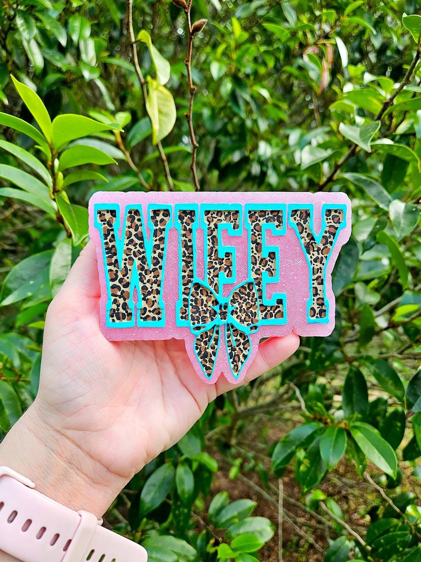 Wifey W/ Bow Freshie Silicone Mold