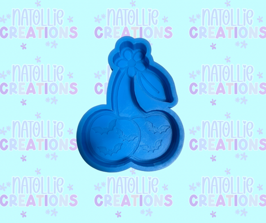 Bat Cherries Freshie Silicone Mold
