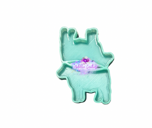 Steer - Show Animal Vent Clip Freshie Silicone Mold