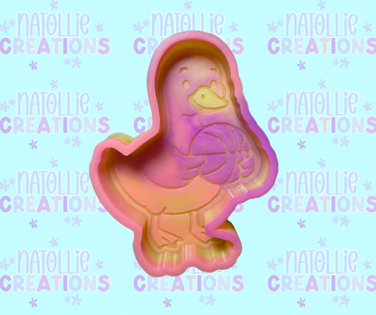 Goose W/ Basketball Freshie Silicone Mold
