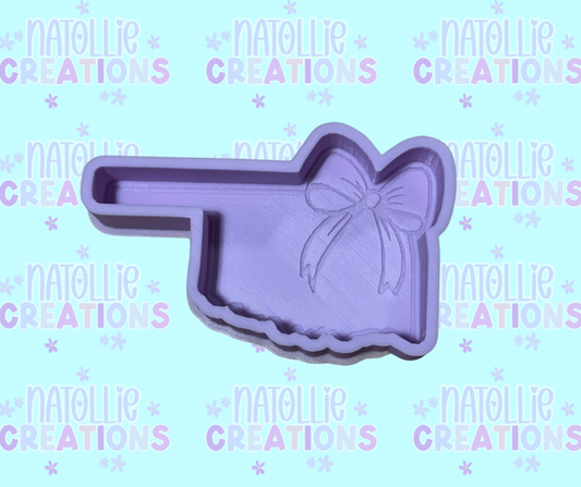Oklahoma W/ Bow Freshie Silicone Mold