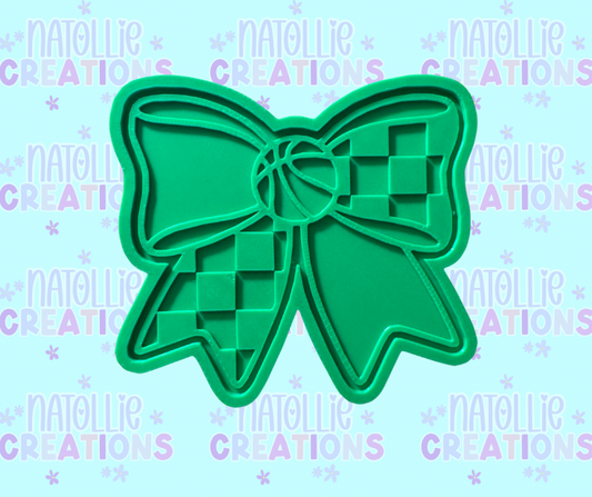 Basketball Bow Insert Freshie Silicone Mold