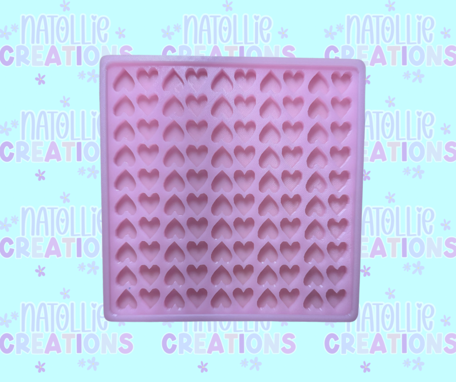 Heart Wax Scoops Melt Freshie Silicone Mold